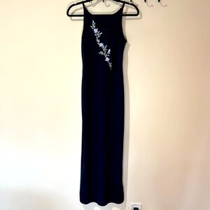 Navy blue dress